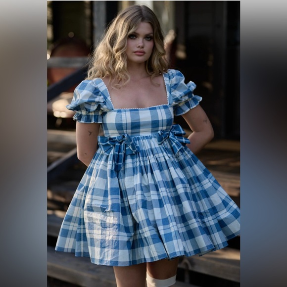 Selkie Dresses & Skirts - SELKIE, The Tea Towel Mini Love Story Dress, medium